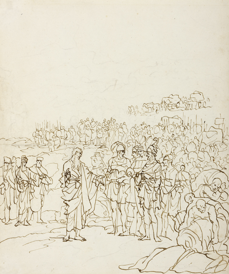 De profeet Oded en het leger van Israël